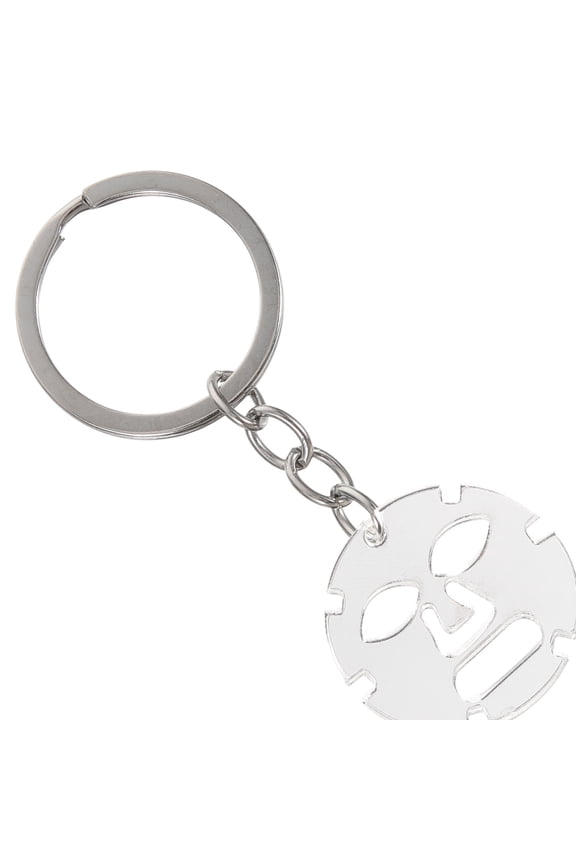 Facial Mask Acrylic Keychain Pendant Decorative Hanging Key Ring for Car Keys