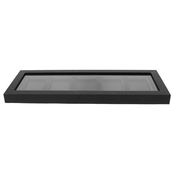 Soimiss 1Pcs Collector Display Case Black Fiberboard Wall Display for Card Collection Exhibit