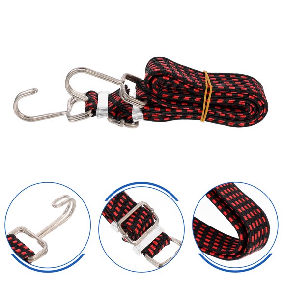 Soimiss Motorcycle Luggage Tie Motorbike Tension Belt Carbon Steel 1Pcs