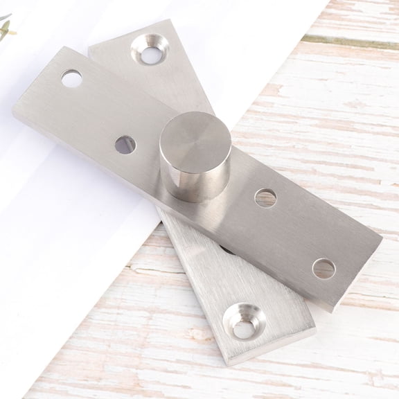 Soimiss 1Pc Furniture Hinge Stainless Steel Door Pivot Rotating Hinge Suitable for Aluminum Frame Doors
