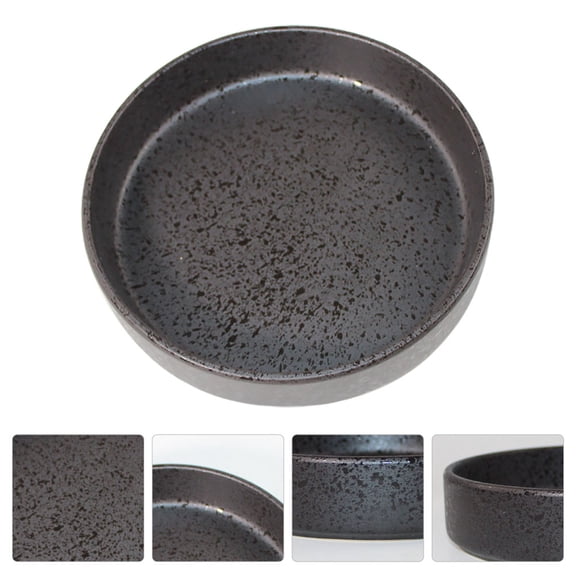Soimiss 1Pc Ceramic Plant Pot in Coffee Color for Garden and Balcony Decoration