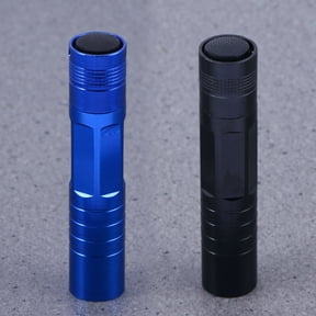 Soimiss 2Pcs Aluminum Alloy LED Torch Compact Flashlight for Emergency Lighting and Outdoor Use