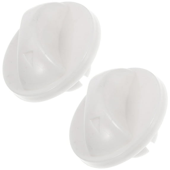Soimiss 2Pcs Fan Timer Knobs White Plastic Replacement for Fan Speed Control and Timer Use