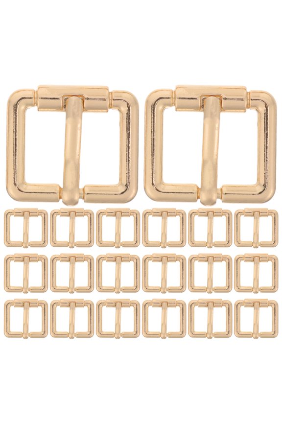 20Pcs Metal Suspender Buckles Adjustable Overall Clips for Jackets Coats and Dungarees