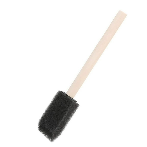 Soimiss 20Pcs Poly Sponge Paint Brush for Art Drawing Stains and Craft Painting