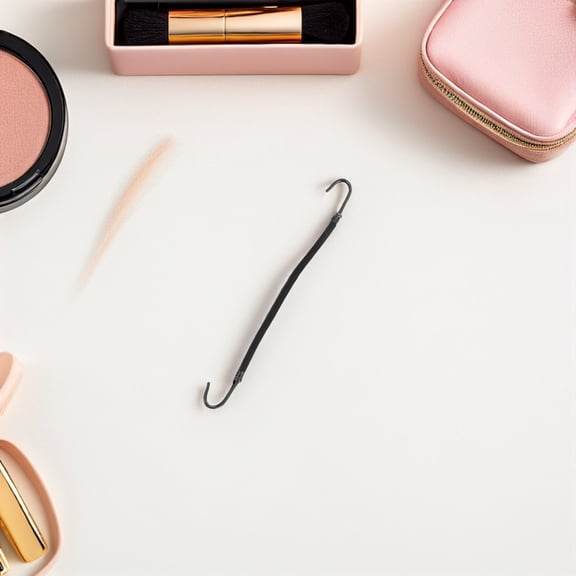 Soimiss Ponytail Bands Black - Bungee Elastics for Hair Use No Tugging 20Pcs