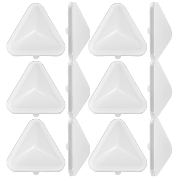 Soimiss White Onigiri Mold Set Non-Stick for Home Sushi Making 20Pcs