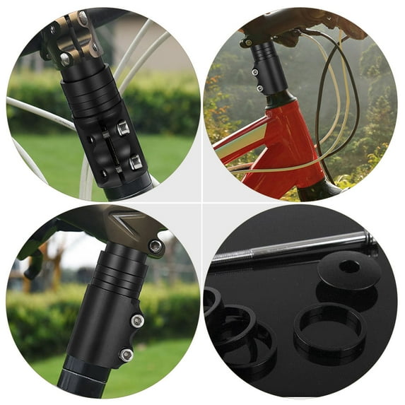 Soimiss Practical Bike Stem Raiser  for Easy Installation 2Pcs