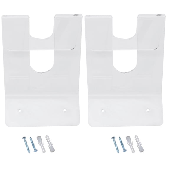 Soimiss Durable Transparent Acrylic Oar Storage Holder Kayak Paddle Rack for Wall Mount