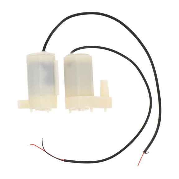 Soimiss 2Pcs Compact Plastic Micro Water Pump Low Voltage Submersible for Pool and Fish Tank
