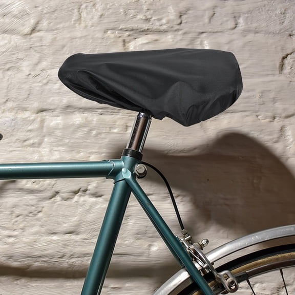 Soimiss 2Pack Saddle Covers For Motorcycles Comfortable Black Nylon For Cyclists