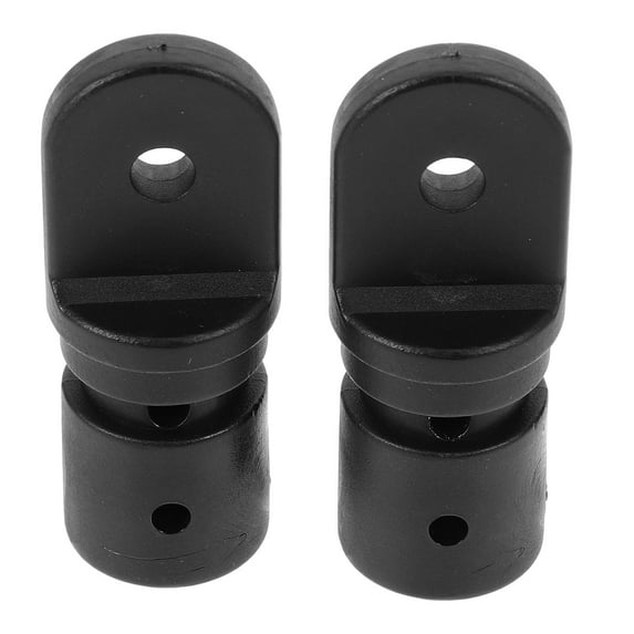 Soimiss 2Pcs Bimini Top Fitting For Marine Boat Black Nylon Fitting For Boat Pipe Fixation