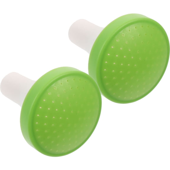 Soimiss Plastic Water Can Sprinkler Cap Green for Convenient Watering 2Pcs