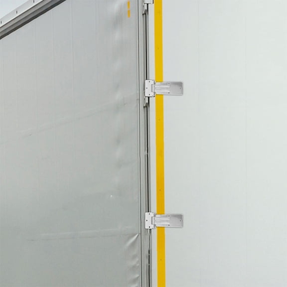 Soimiss 2Pcs Versatile Silver Weld on Heavy Duty Truck Door Hinges for Trailer Trucks