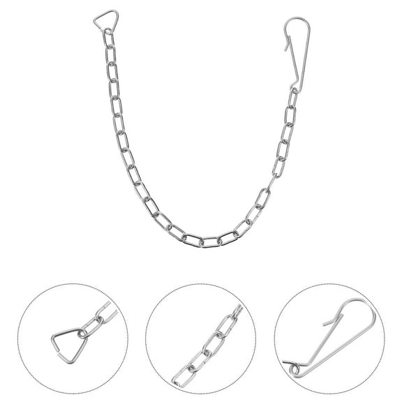 Soimiss 2pcs Stainless Steel Toilet Flapper Lift Chains for Bathroom Use Homeowners