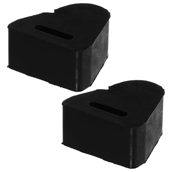 Soimiss 2Pcs Tailgate Latch Stop Rubber Pads Durable Shock Absorption Car Accessories
