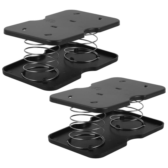 Soimiss 2Pcs Black Tissue Box Spring Holder with Automatic Lifting Feature and Strong Load Bearing for Tissue Supplies