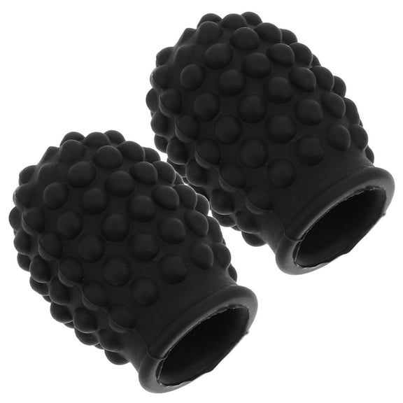 Soimiss Drum Accessories Drumstick Practice Tip Black 2Pcs