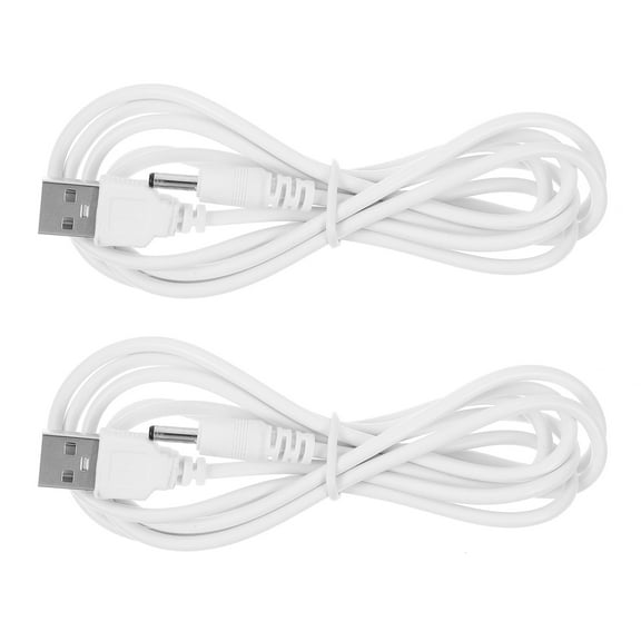 Soimiss 2pcs DC Charging Cable Replacement Cord for Devices Compatible with Table Lamps Fans and More
