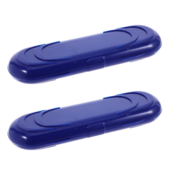 Soimiss 2Pcs Compact Black ABS Darts Holder Case Box for Easy Transport and Safe Storage