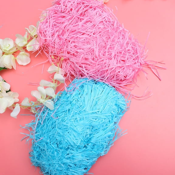 Soimiss Lafite Grass Silk Paper for Decor Use, Lightweight and Easy to Store, Assorted Color, 2Pcs