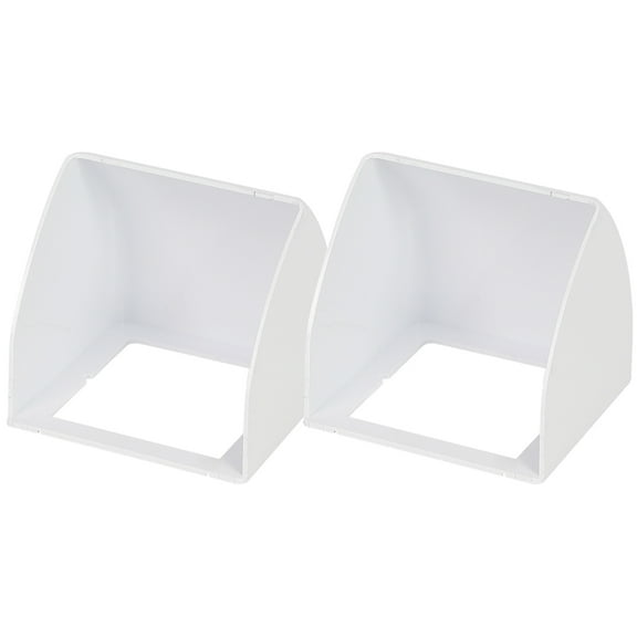 Soimiss 2pcs Outdoor Doorbell Protector ABS White For General Users