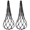thumbnail image 1 of Soimiss 2Pcs Black Nylon Mesh Fruit Holder Bags for Chicken and Parrot Feeding Supplies, 1 of 8
