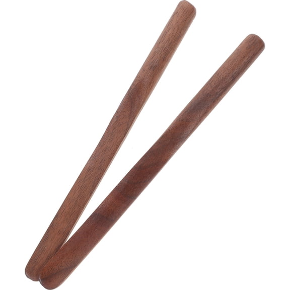 Soimiss Wonton Stuffing Spoons Brown Wood Kitchen Filling Mixer 2Pcs