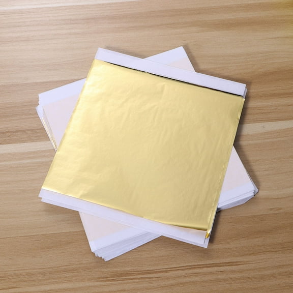 Soimiss 3 Sets Craft Foil Sheets For Arts And Crafts Artists Decoration Gold