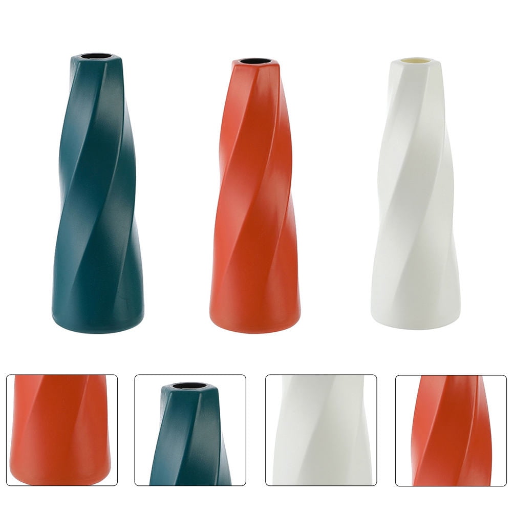 Soimiss 3PCS Decorative Containers Round PE Home Decor for Living Room ...