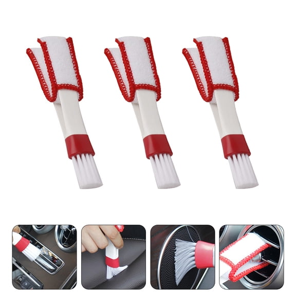Soimiss Handheld Duster Cleaning Brush Superfine Fiber 3Pcs