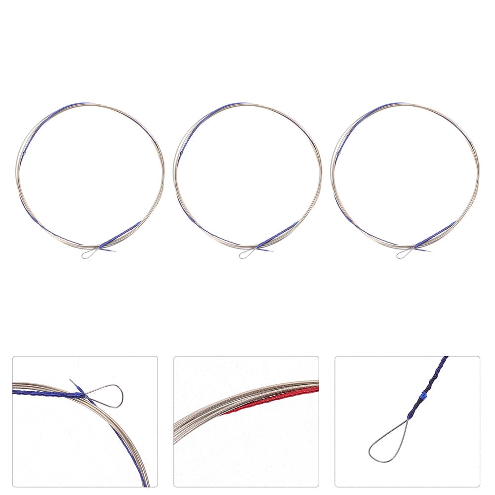 String Parts Soimiss 3Pcs Professional Pipa Strings Parts Metal for Sound Quality ...