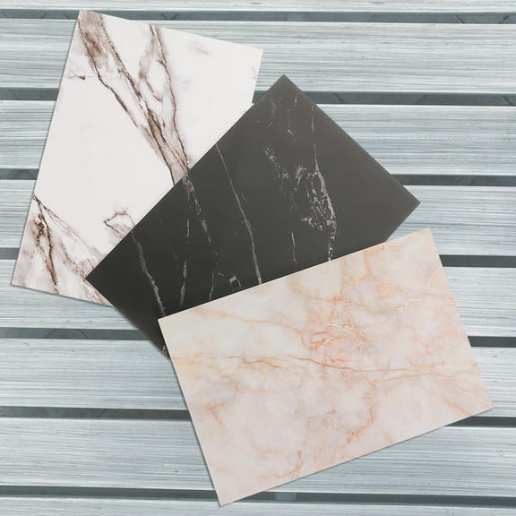 Soimiss PVC Marble Backdrop Reusable Photo Backdrops for Small Objects Food Photography 3Pcs