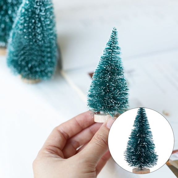 Soimiss 40Pcs Decorations Simulated Christmas Tree Random Color Sisal Silk Christmas Party