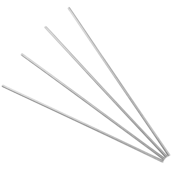 Soimiss 4Pcs Stainless Steel Pins Blocking Rods Silver Fixing on Knitting Boards Crafting Tools