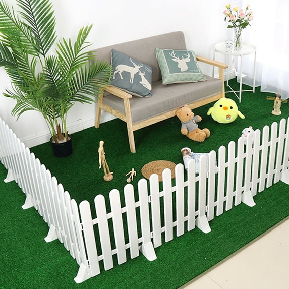 Soimiss Fence Post Base Plastic Easy Installation Homeowners Christmas Tree Surround 4Set