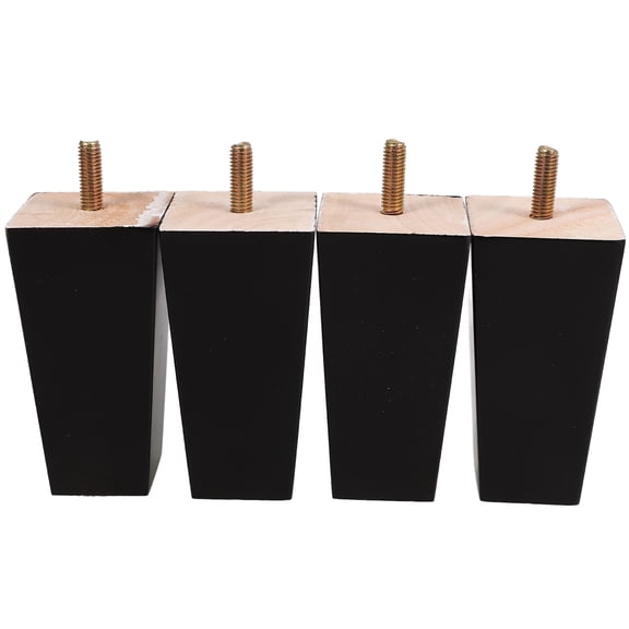 Soimiss Solid Wood Furniture Legs Minimalist Elegant Design for Easy Installation 4Pcs