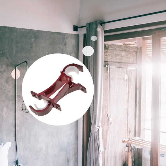 Soimiss 4pcs Curtain Rod Holders Aluminum Alloy Supporting Curtain Rod For Interior Designers