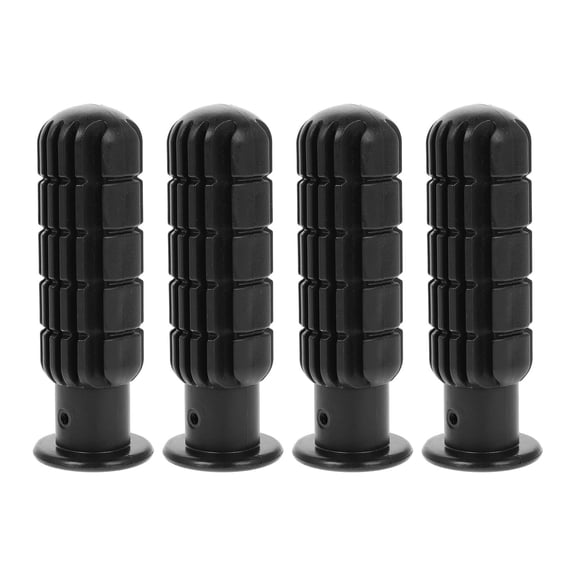 Soimiss 4pcs Table Soccer Handles Nonskid Foosball Handle Grip PVC Black Practical Design for Game Enthusiasts