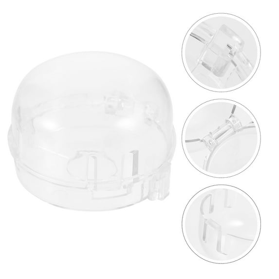 Soimiss 4pcs Kitchen Safety Guard Transparent PC for Stove Protection