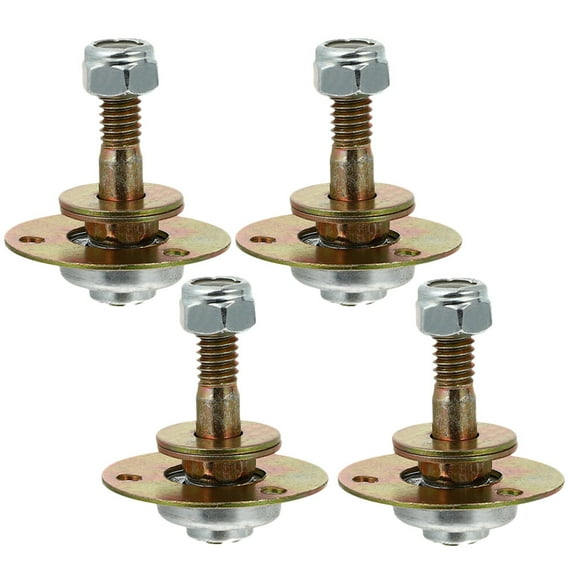 Soimiss 4Pcs Golden Rocking Chair Connecting Fittings Bearing Screws Replacement