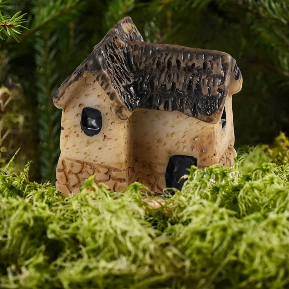 Soimiss Fairy Garden Miniature Mini Bonsai Figurines Ornament Assorted Color 4Pcs