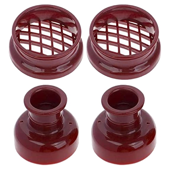 Soimiss 4Pcs Brown Round Donut Mold Multi Function Baking Tool for Home Kitchen DIY