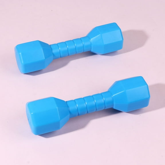 Soimiss 4pcs Toddler Dumbbells Outdoor Activities Plastic Fitness Equipment for Hand Eye Arm Coordination