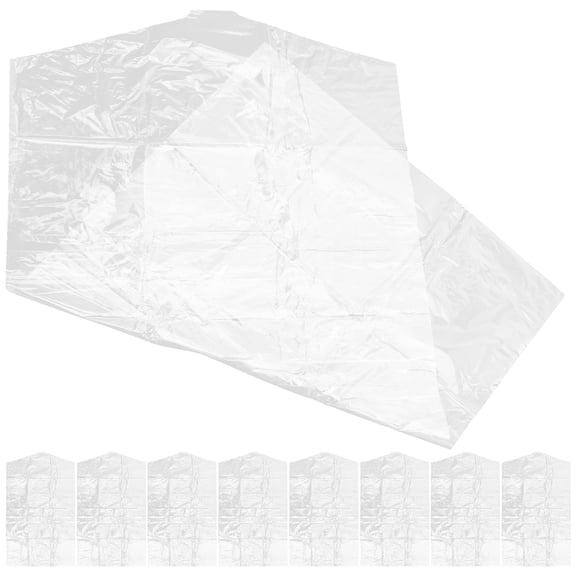 Soimiss 50Pcs Transparent Suit Cover Breathable Plastic Clothes Storage Protector
