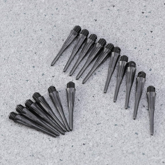 Soimiss 50 Pcs Soft Tip Dart Points with Anti-slip Carving in Random Color