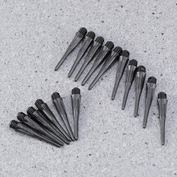 Soimiss 50 Pcs Soft Tip Dart Points with Anti-slip Carving in Random Color