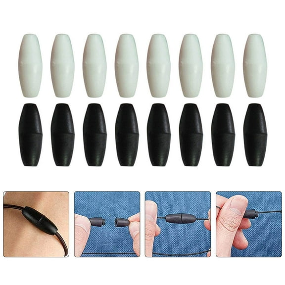 Soimiss 50Pcs Plastic Safety Clasp Buckles Assorted Color for Jewelry DIY Projects