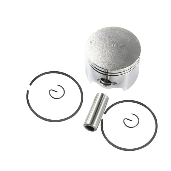 Soimiss Chainsaw Piston Kit Metal Silver for Forestry 4Pcs Set