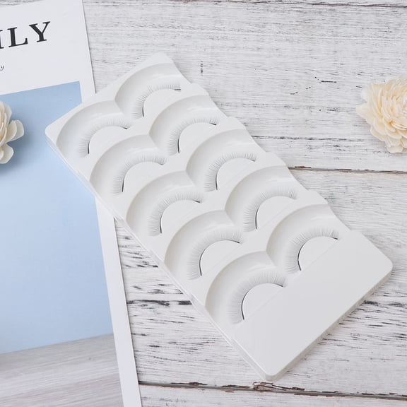 Soimiss 5Pcs Lashes Extension Tools Transparent Not Easy to Deform Comfortable for Eye Makeup